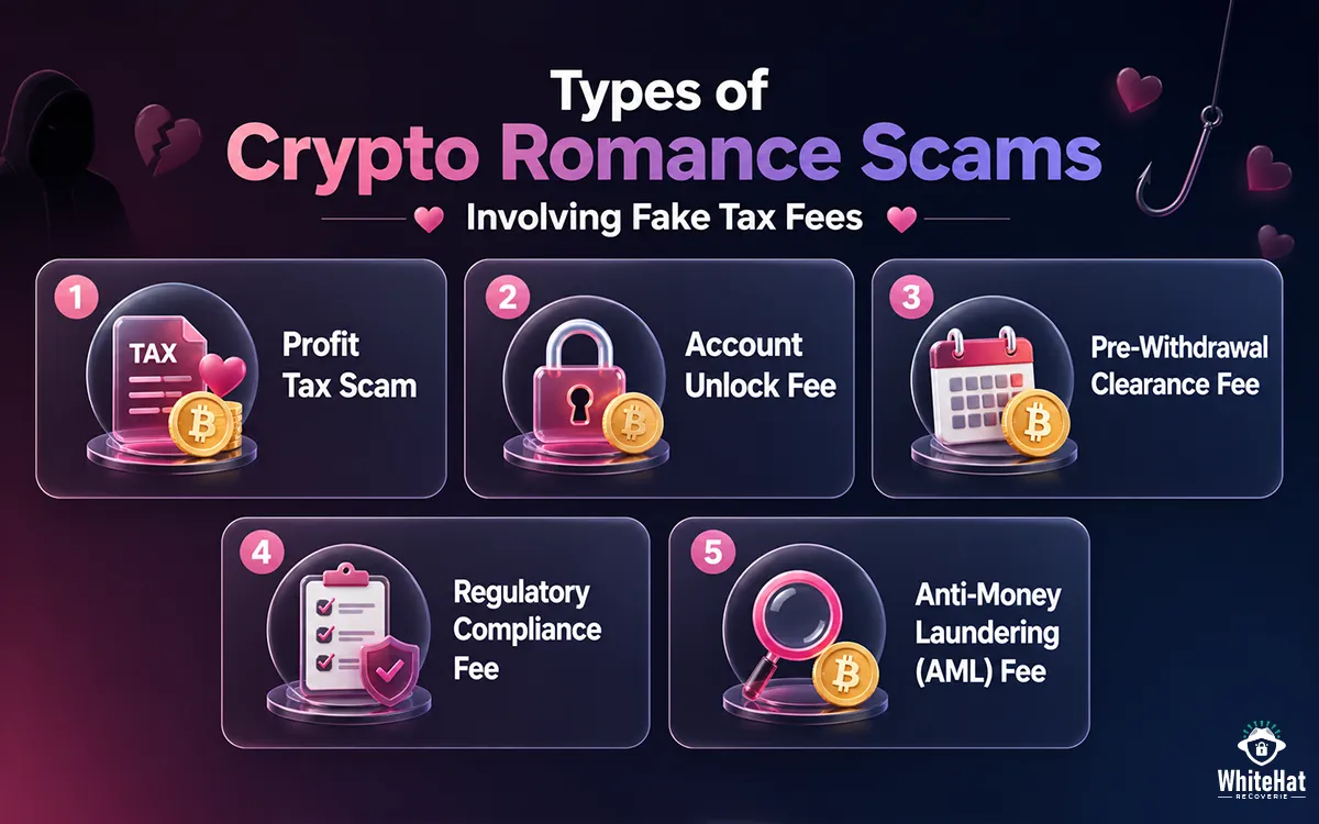 Crypto romance scam involving fake tax fees