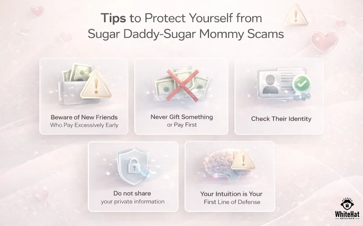 Tips to protect yourself from sugar daddy and sugar mommy scams online