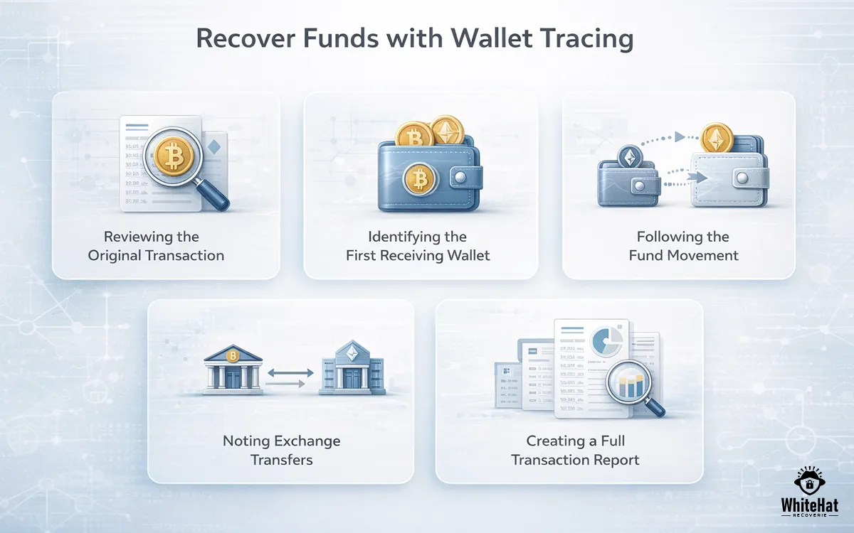 Recover funds with wallet tracing to track and reclaim lost cryptocurrency assets